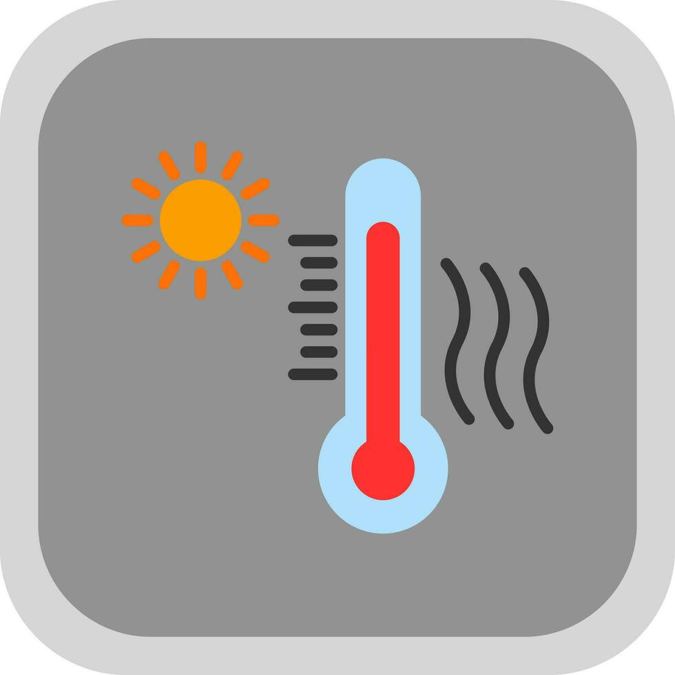 Heat wave Vector Icon Design