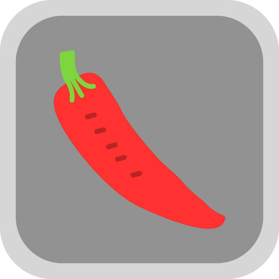 Chilli Vector Icon Design