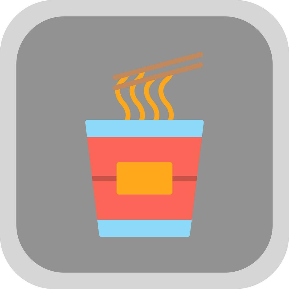 Instant noodles Vector Icon Design