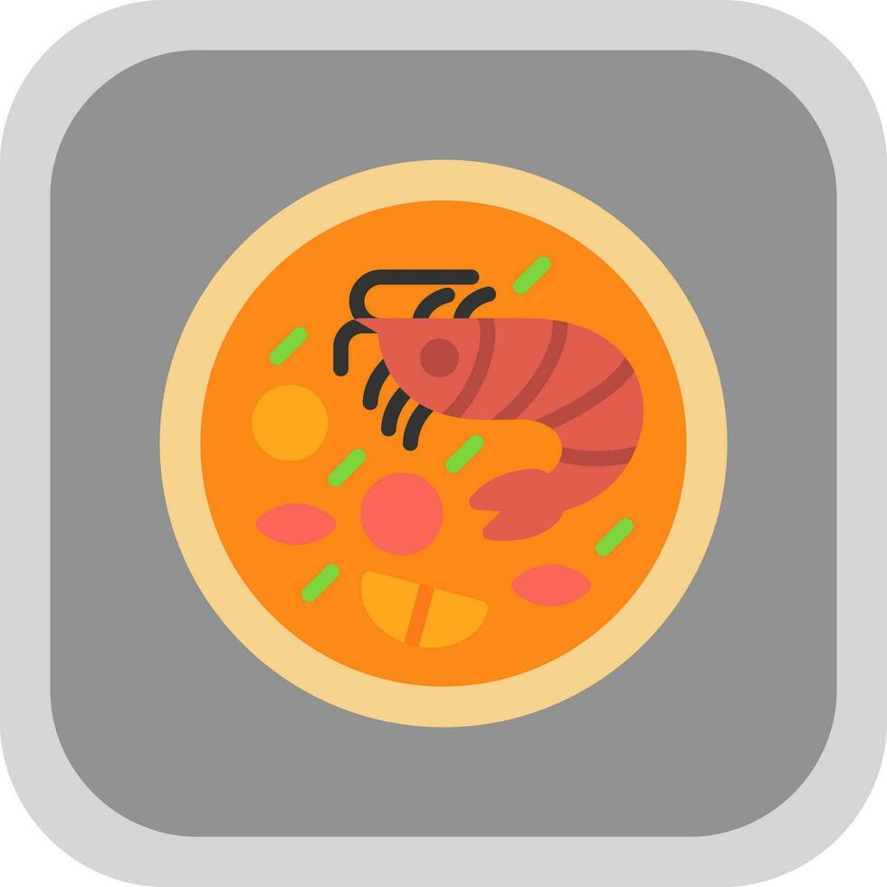 Tom yum Vector Icon Design