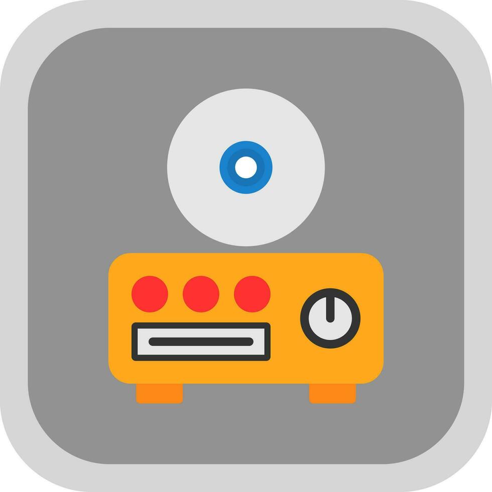 CD player Vector Icon Design