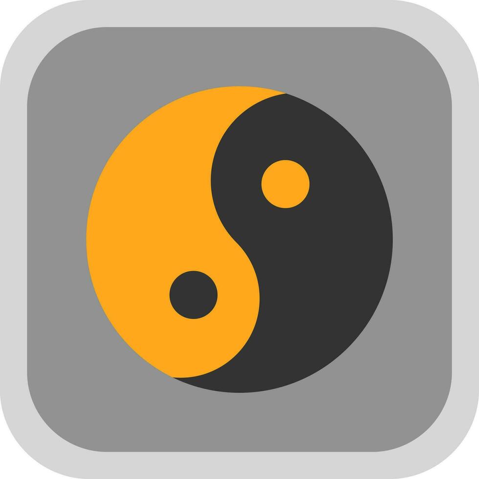 diseño de icono de vector de yin yang
