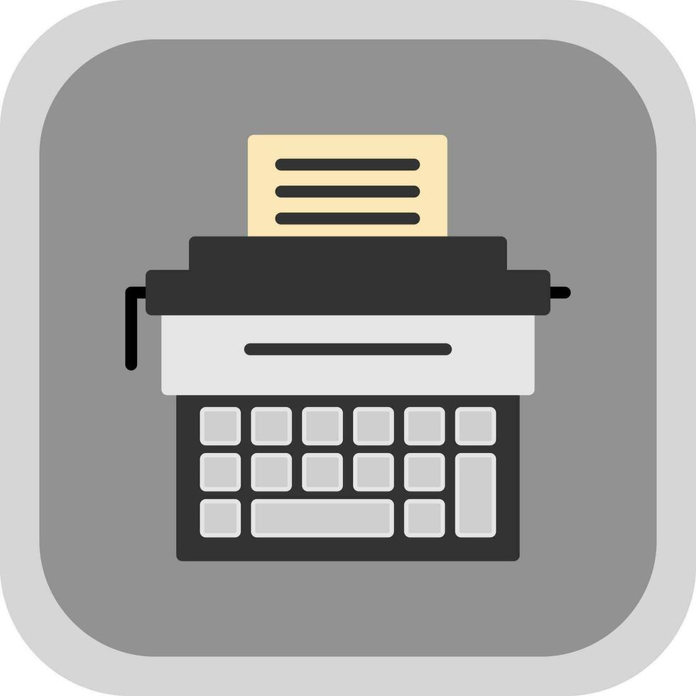 Typewriter Vector Icon Design