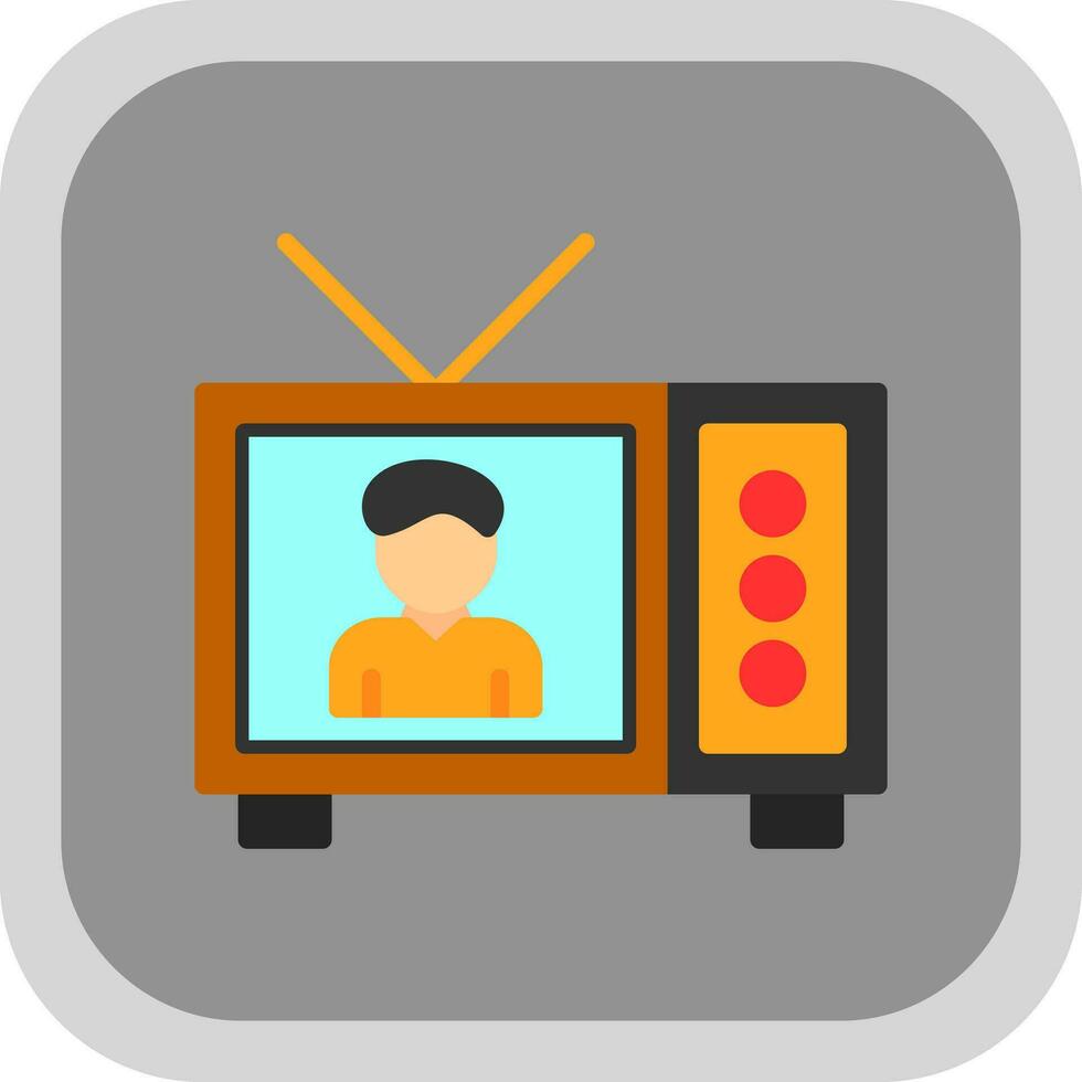 televisión espectáculo vector icono diseño