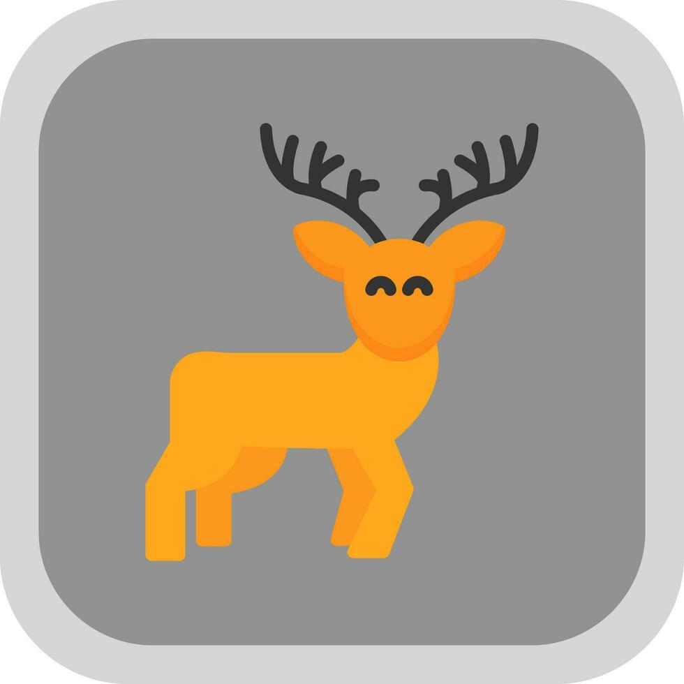 Reindeer Vector Icon Design