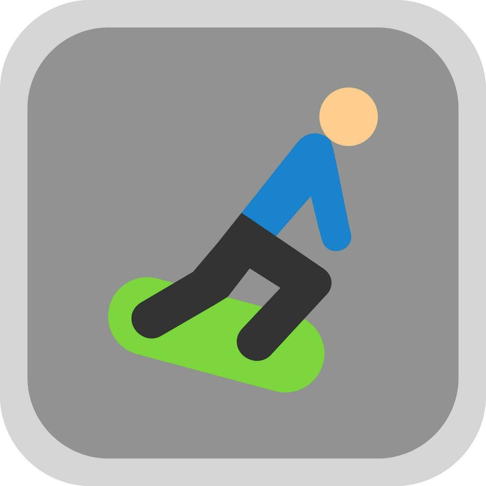 Snowboarding Vector Icon Design