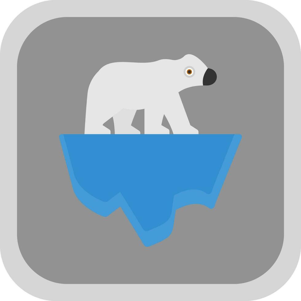 Polar bear Vector Icon Design