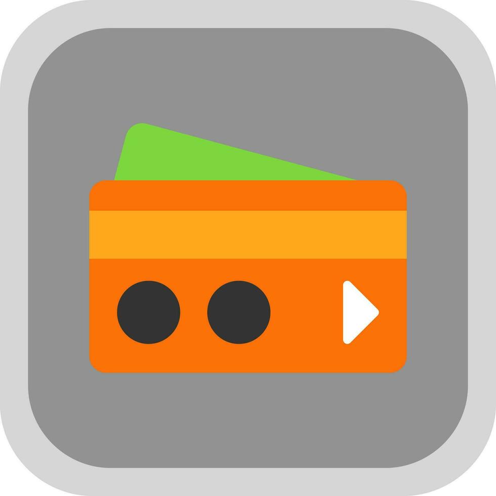 Debit card Vector Icon Design