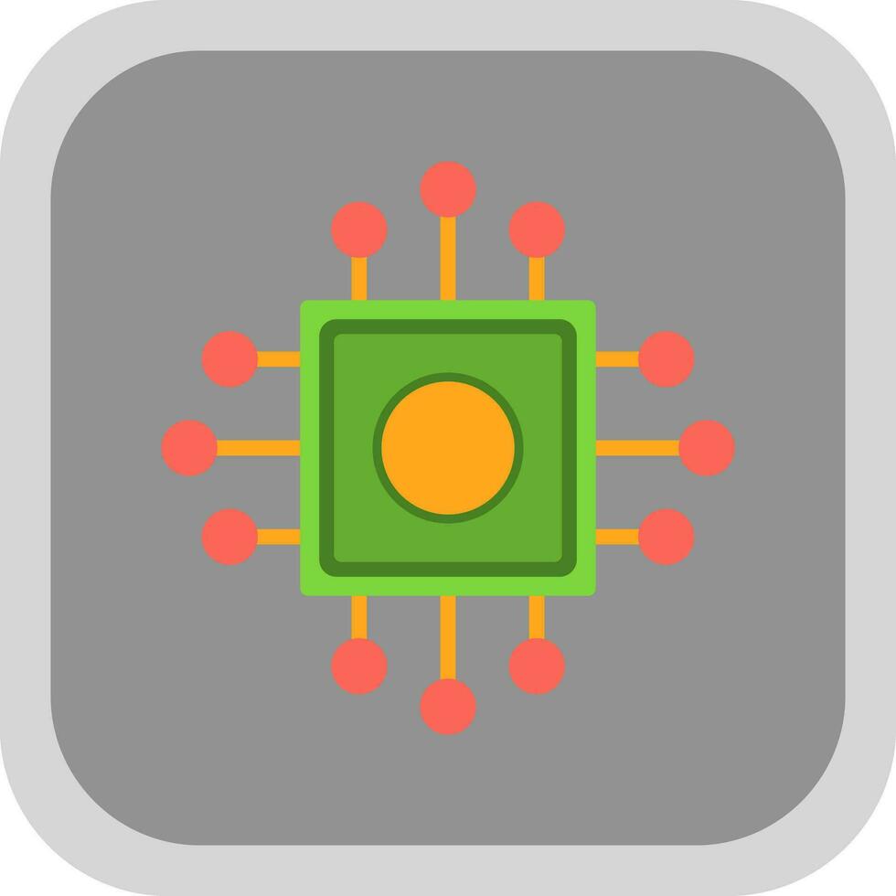 Cpu Vector Icon Design