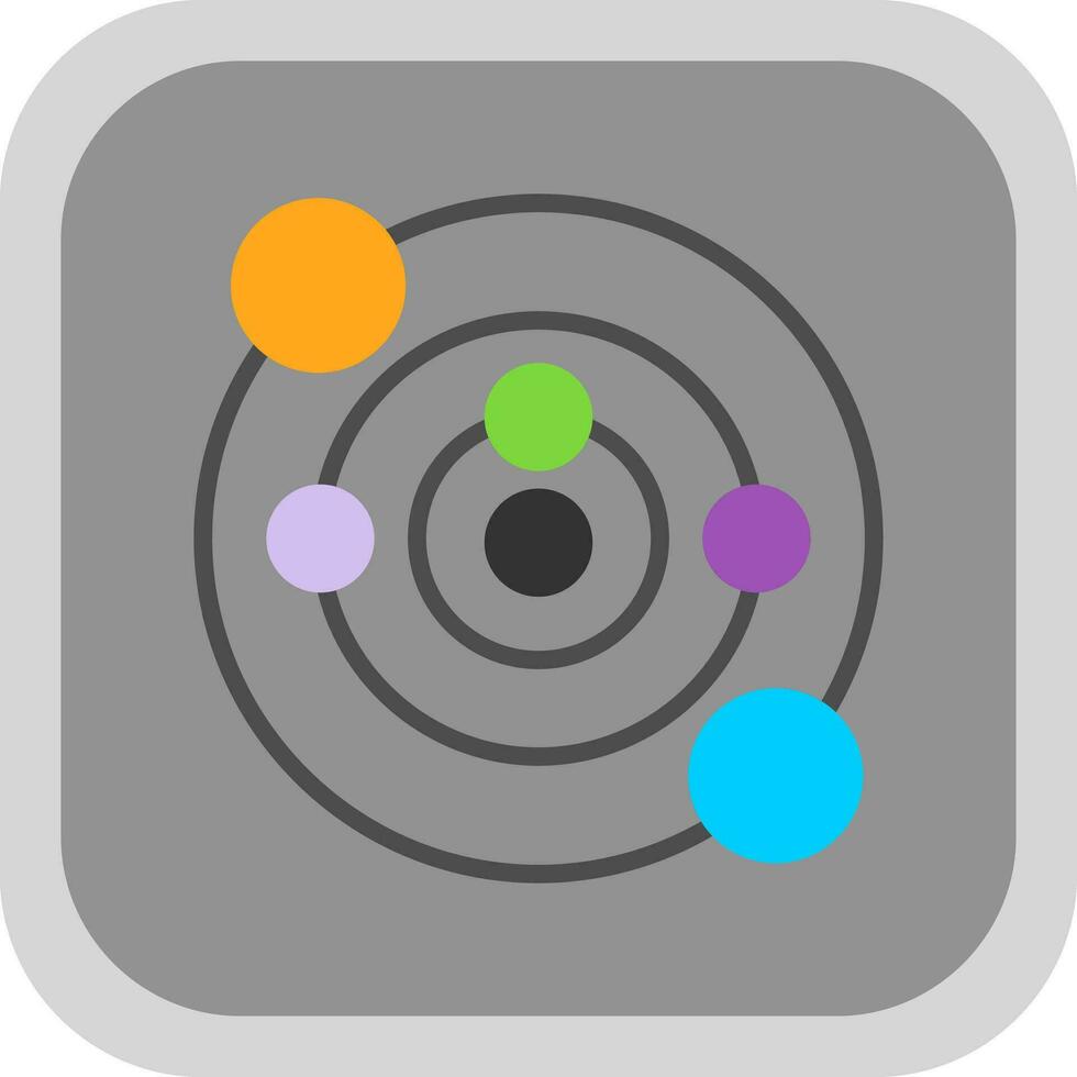 Solar system Vector Icon Design