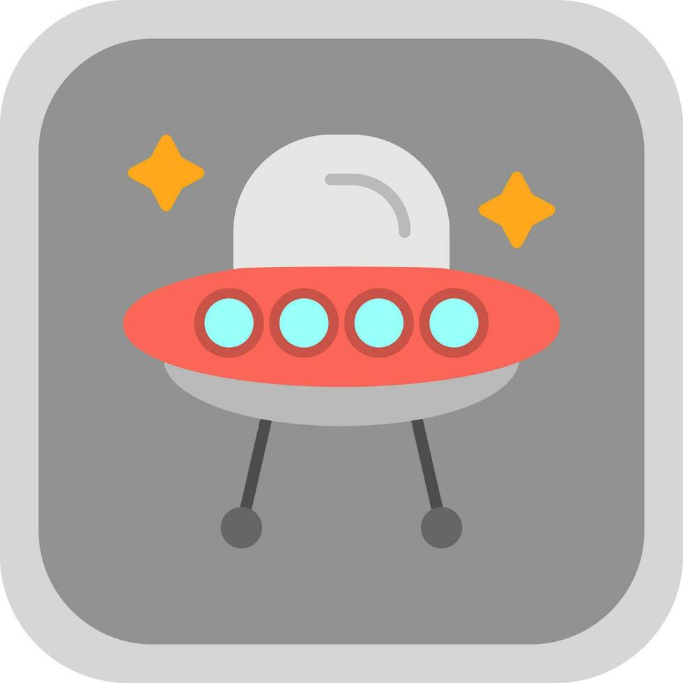 Alien ship Vector Icon Design