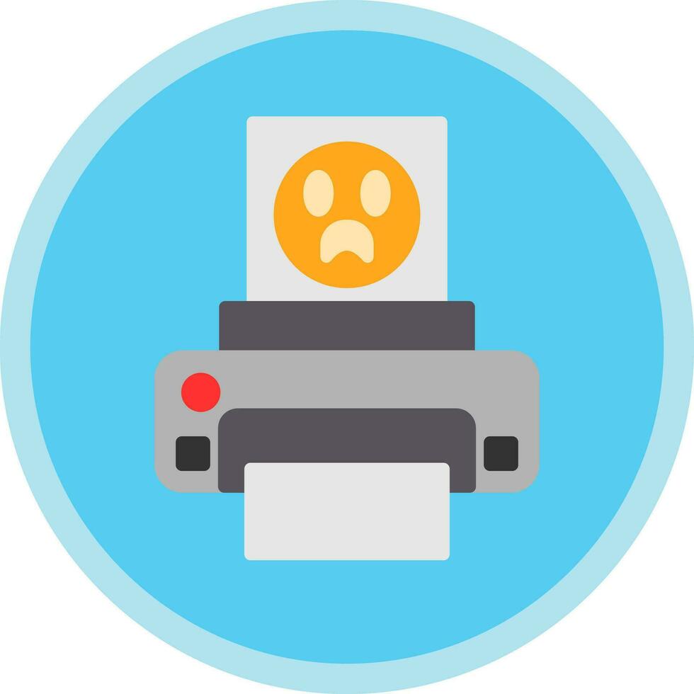 Photo print Vector Icon Design