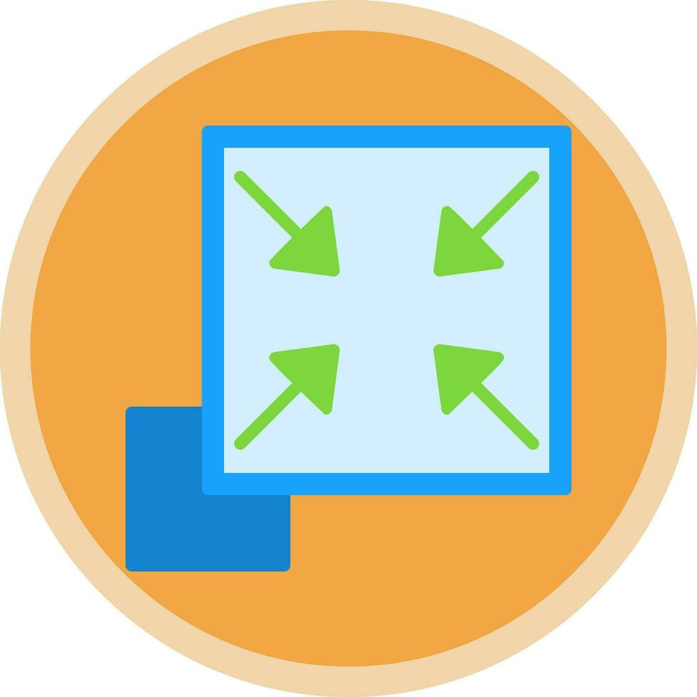 Resizing Vector Icon Design