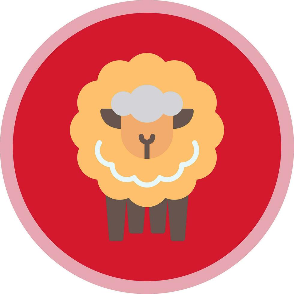 Sheep Vector Icon Design