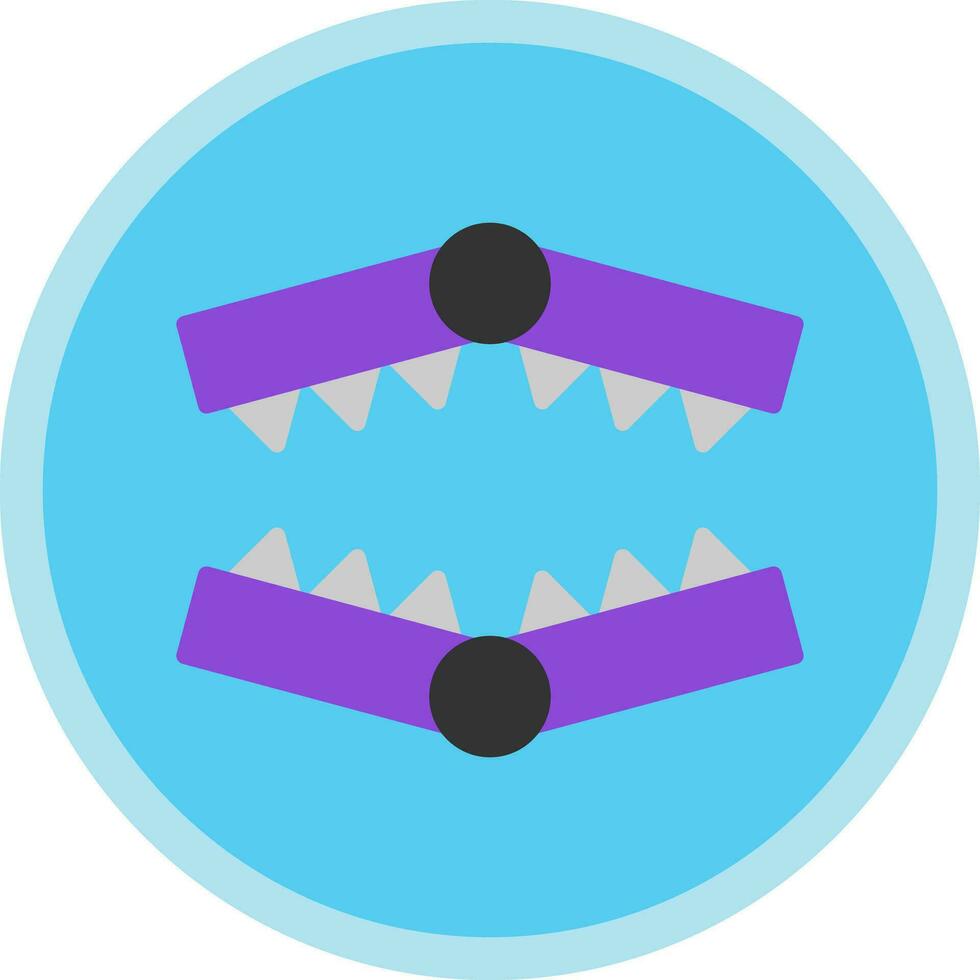 Bear trap Vector Icon Design