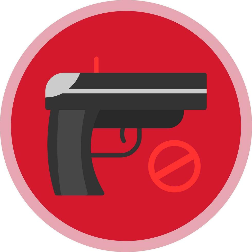 No rifle vector icono diseño