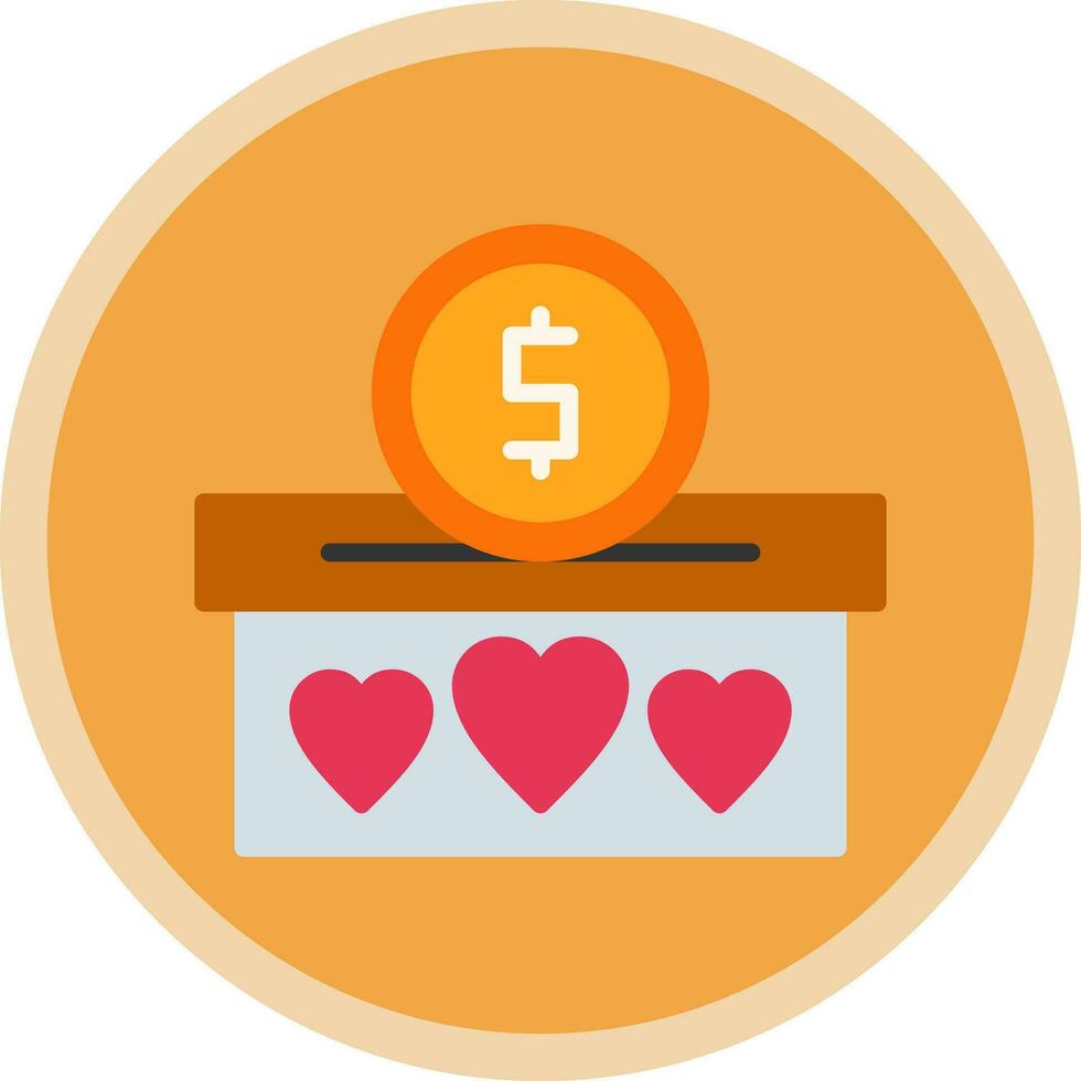 Donation Vector Icon Design