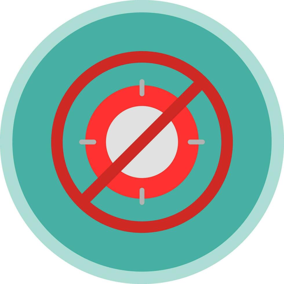 No hunt Vector Icon Design
