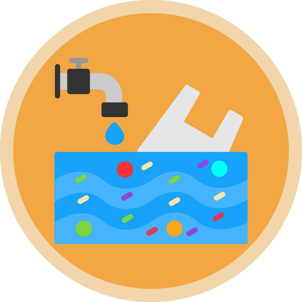 Water pollution Vector Icon Design
