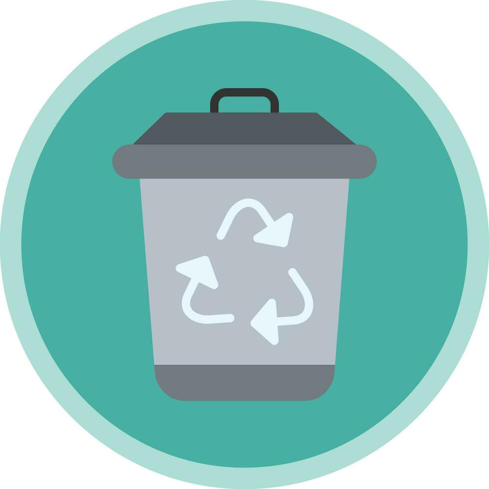 diseño de icono de vector de papelera de reciclaje