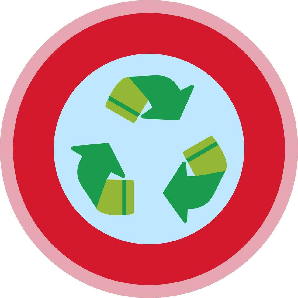 diseño de icono de vector de reciclaje