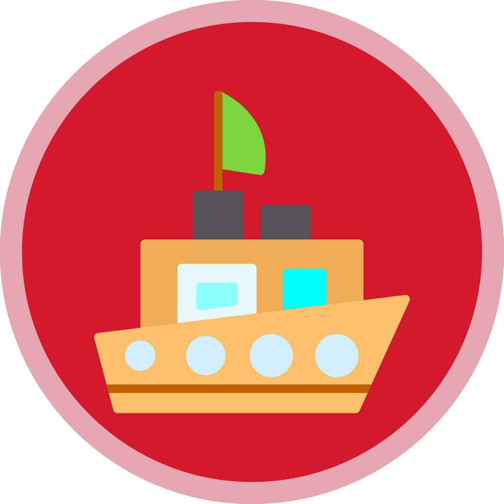 Ship Vector Icon Design