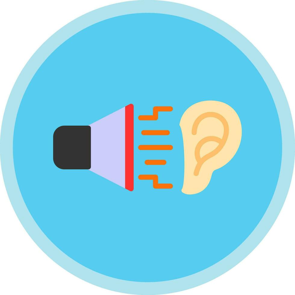 Sound pollution Vector Icon Design