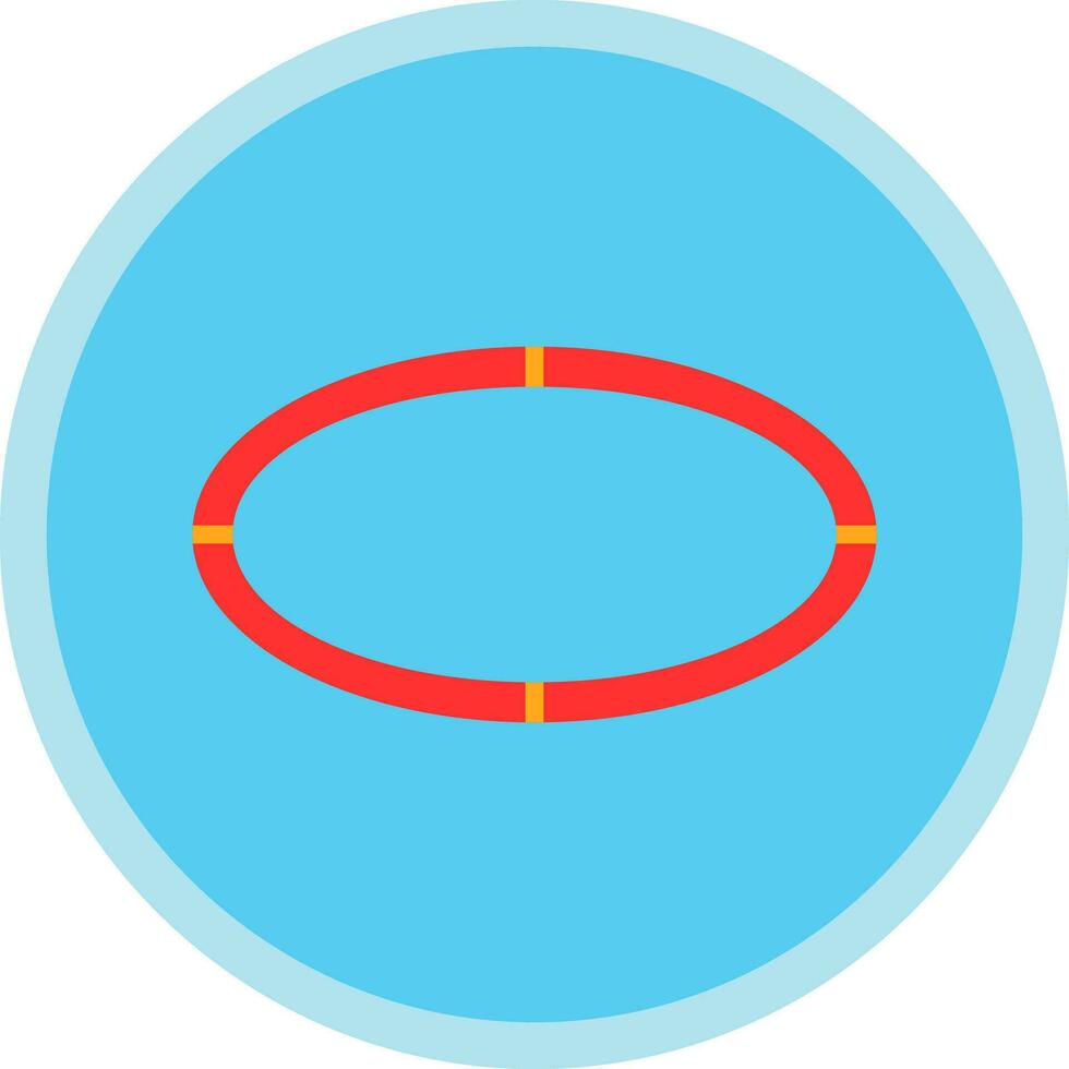 Hula hoop Vector Icon Design