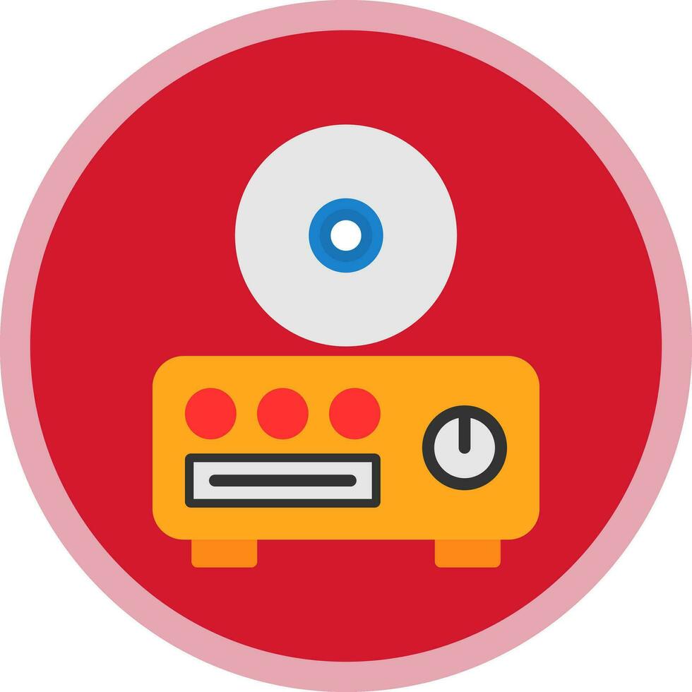 CD player Vector Icon Design