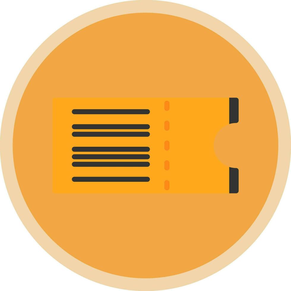 Ticket Vector Icon Design