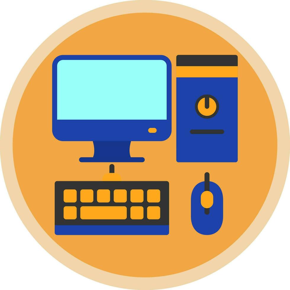 Computer Vector Icon Design