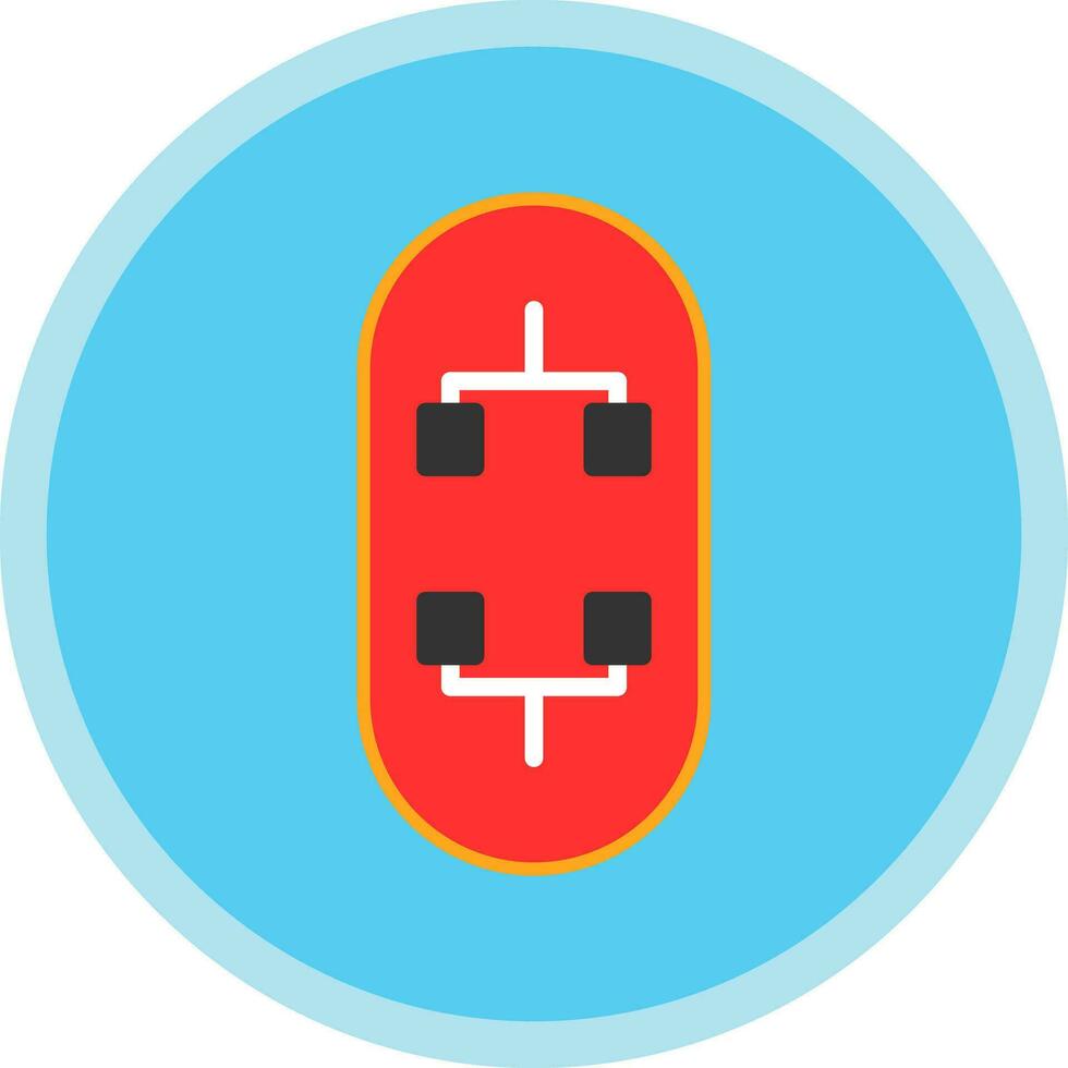 patineta vector icono diseño