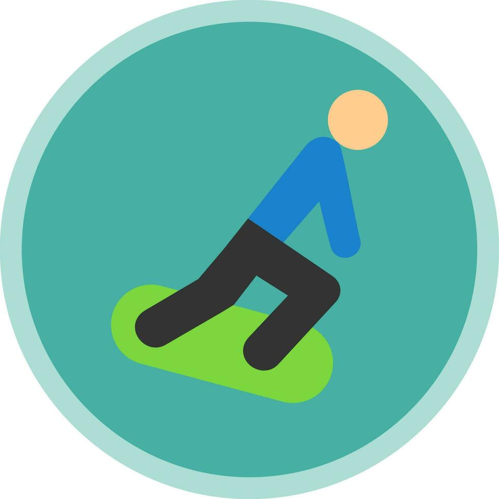 Snowboarding Vector Icon Design