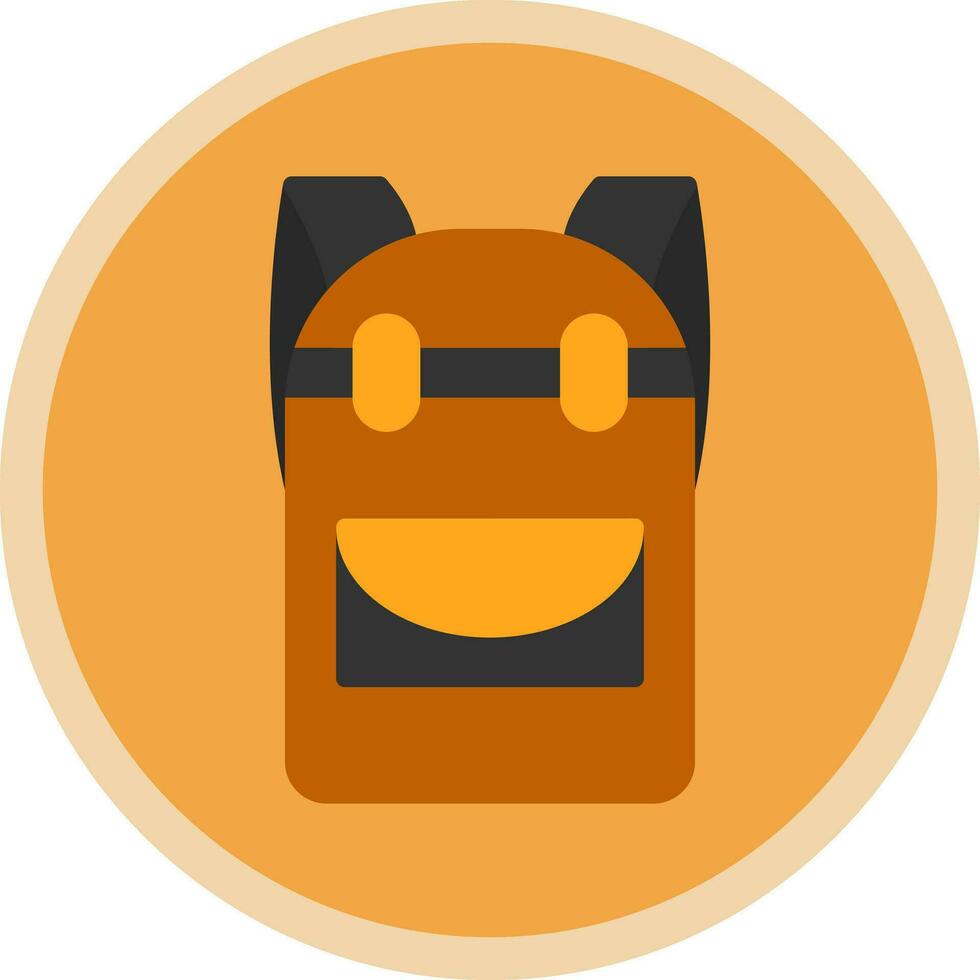 Backpack Vector Icon Design