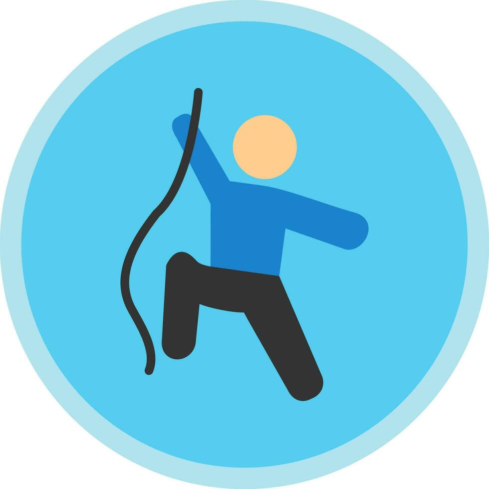 Climbing Vector Icon Design