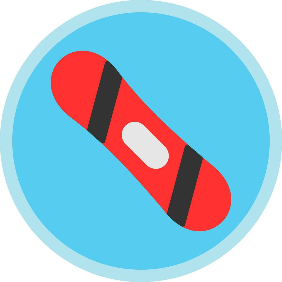 Snowboard Vector Icon Design