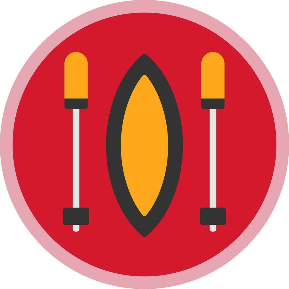 Slalom Vector Icon Design