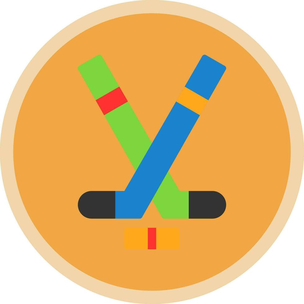 diseño de icono de vector de hockey