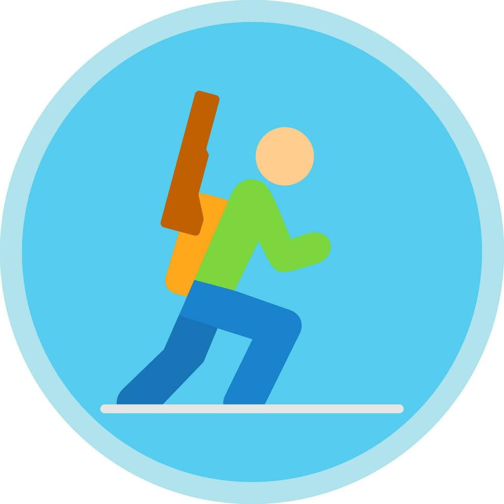 Biathlon Vector Icon Design