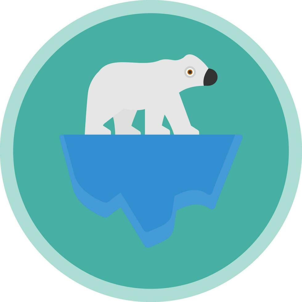 Polar bear Vector Icon Design