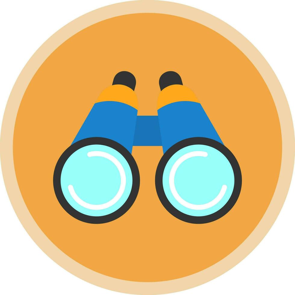 Binoculars Vector Icon Design