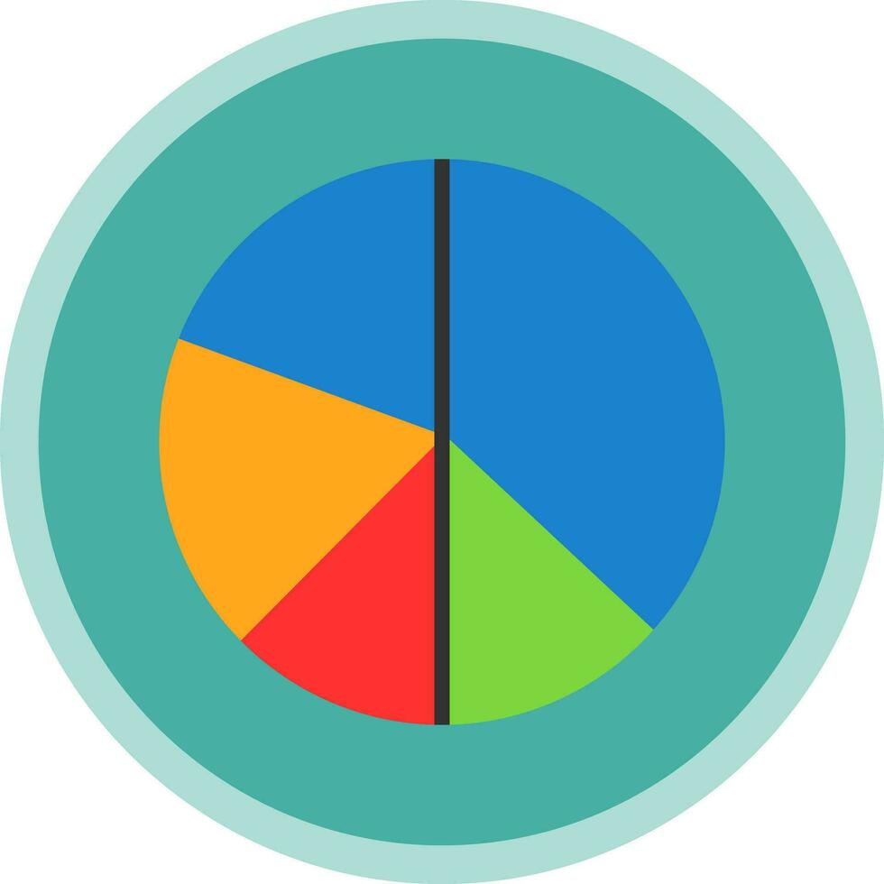 diseño de icono de vector de gráfico circular