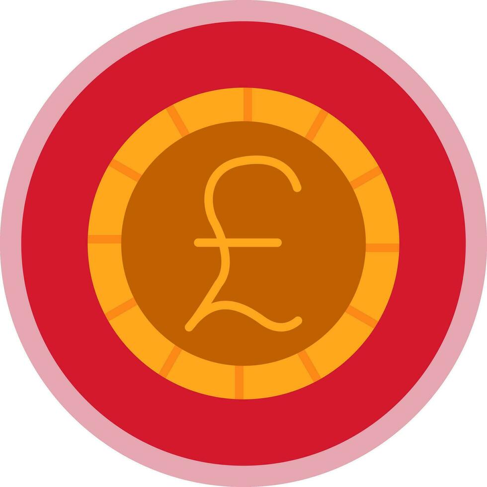 Pound Vector Icon Design