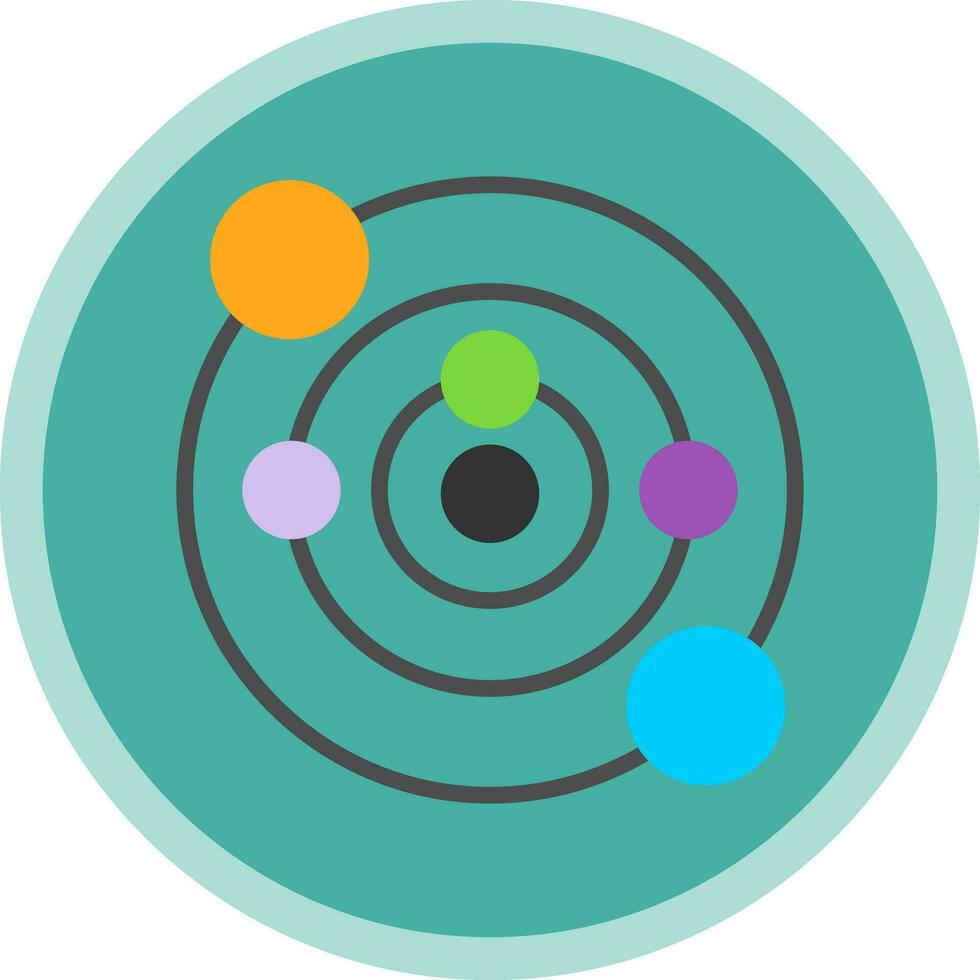 Solar system Vector Icon Design