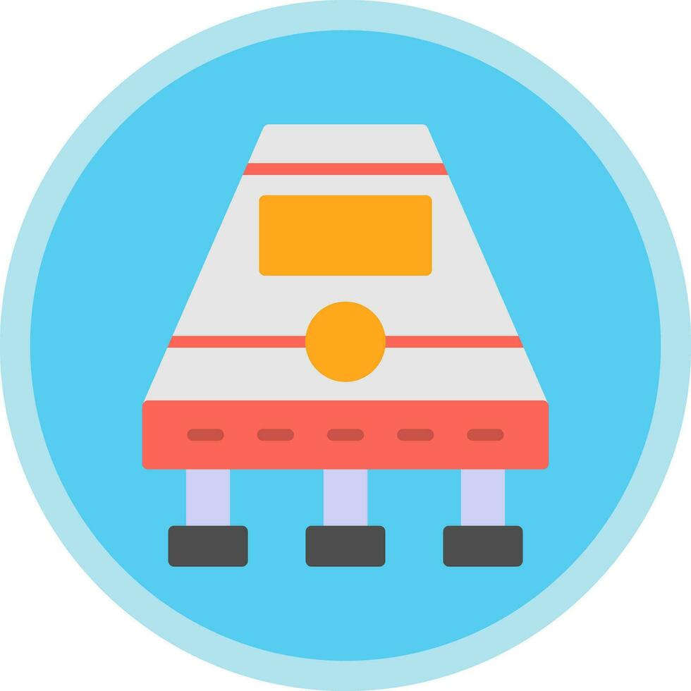 Space capsule Vector Icon Design