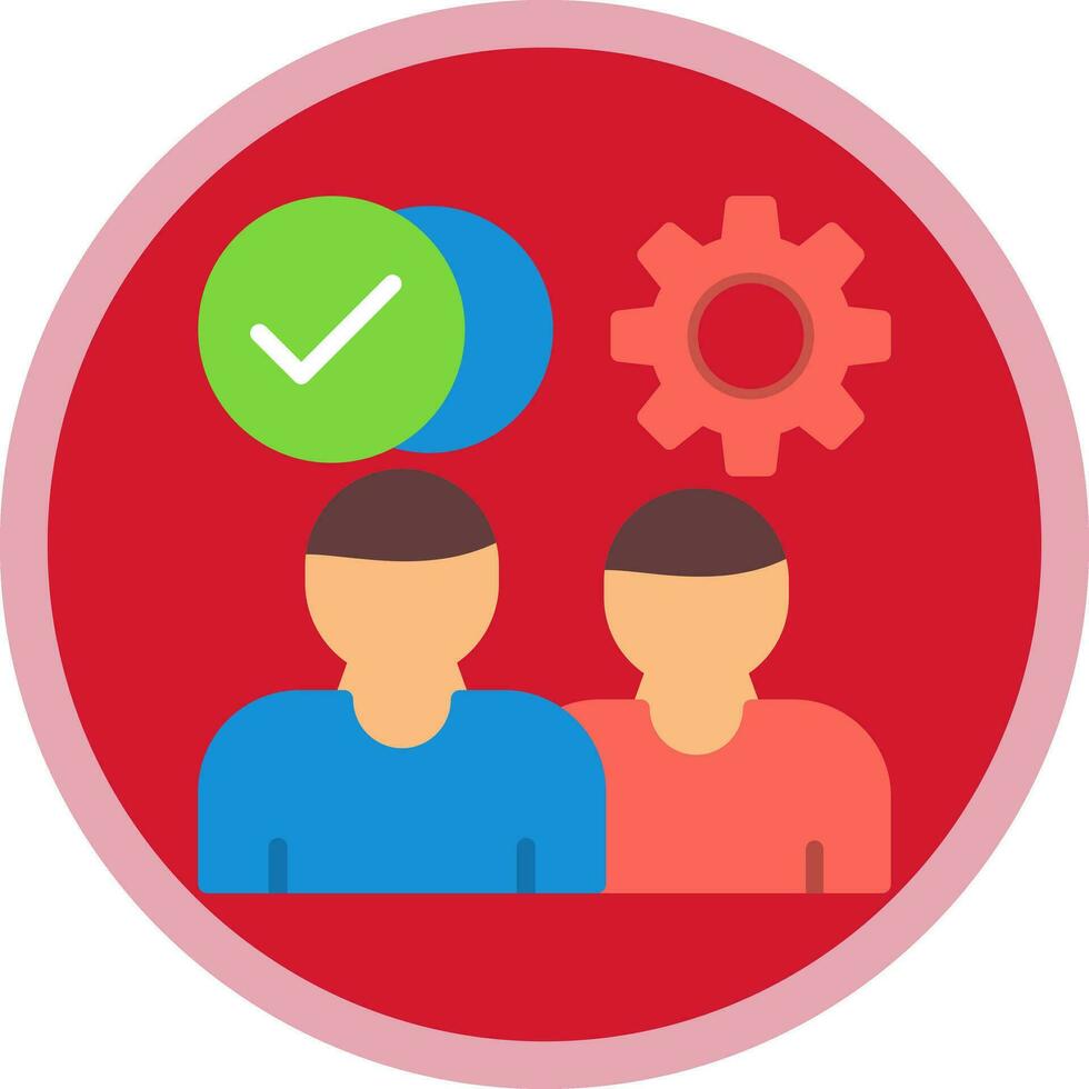 Teamwork Vector Icon Design