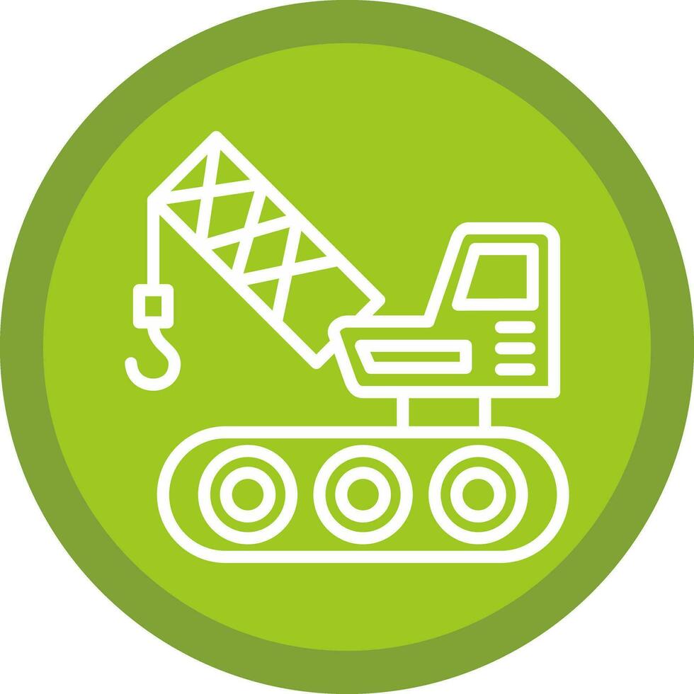 Crane Vector Icon Design