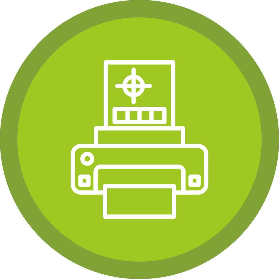 Print test Vector Icon Design