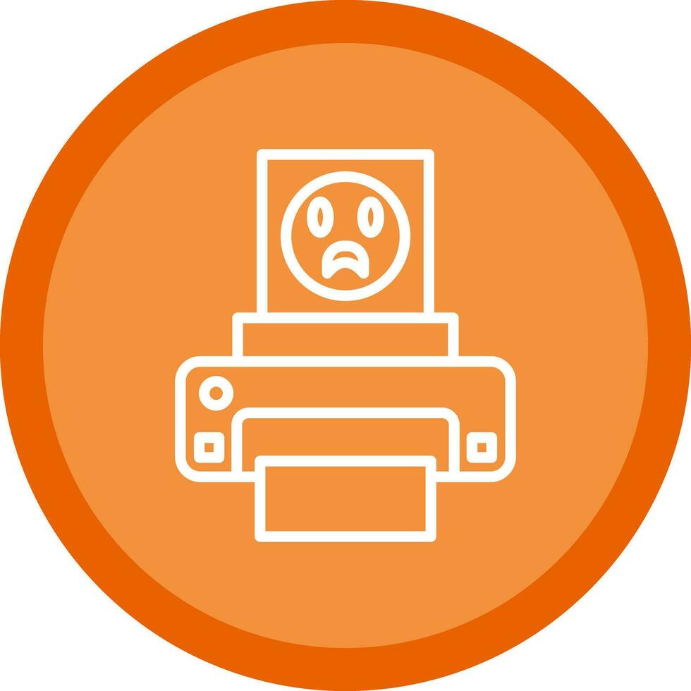 Photo print Vector Icon Design