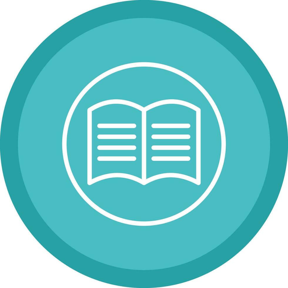 Manual book Vector Icon Design